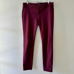 Liverpool Jeans Company Burgundy Skinny Pants - Size 8/29